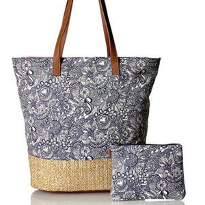 Sakroots Horizon Navy Spirit Tote NWT